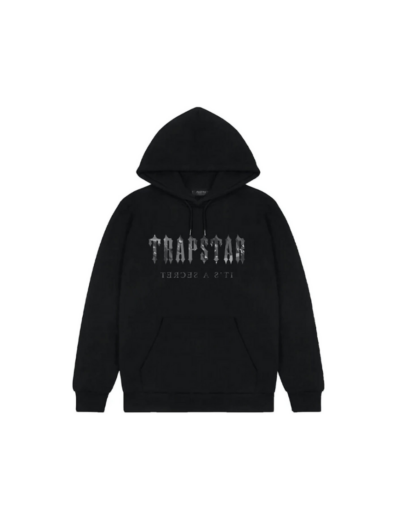 Trapstar Decoded Camo Hooded Tracksuit (Blackout Edition)