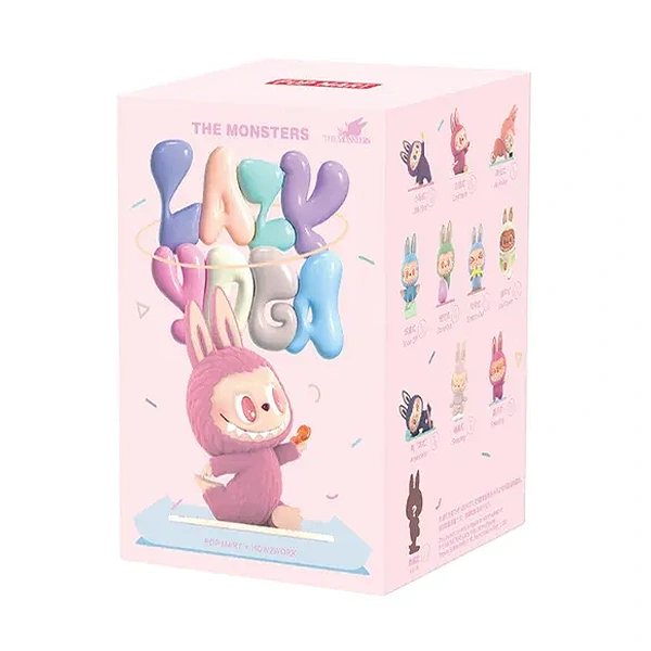 Pop Mart Labubu The Monsters Lazy Yoga Series Figures Sealed Case