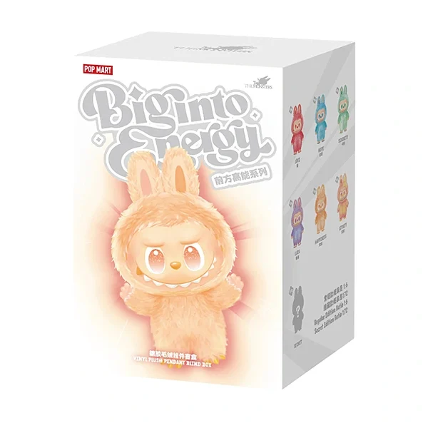 Oryginalne Pop Mart Labubu The Monsters Big into Energy Brelok