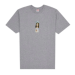 Supreme Prayer Card Box Logo Tee Heather Grey 5 sneakersy